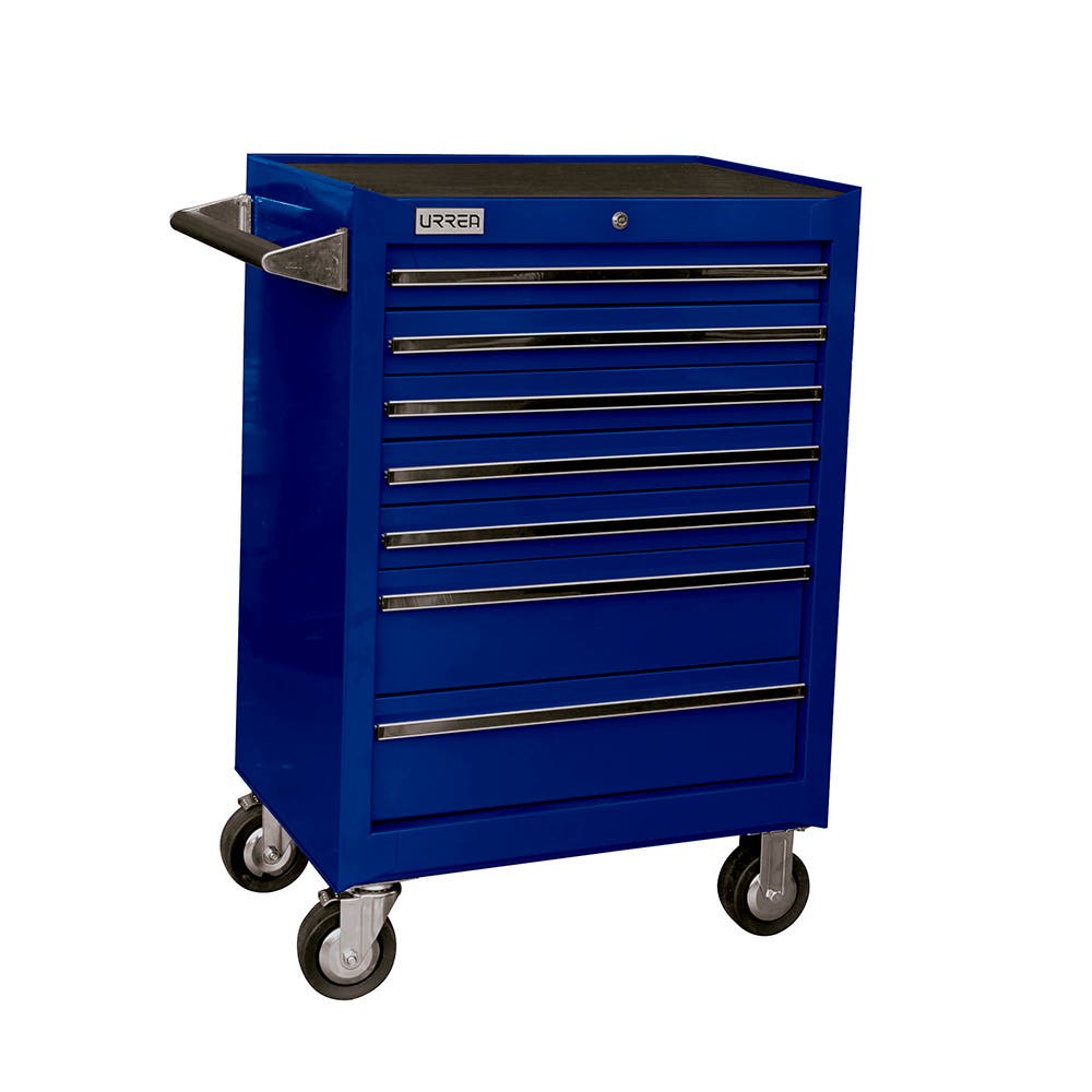 Gabinete móvil 7 gavetas color azul serie X 27" Urrea X27M7A - imagen 2