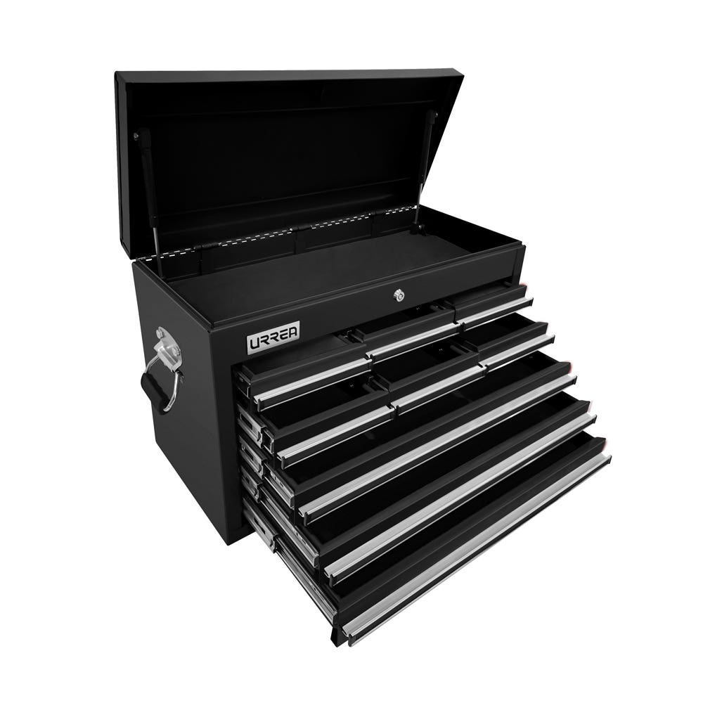 Gabinete superior 9 gavetas color negro serie X 27" Urrea X27S9N