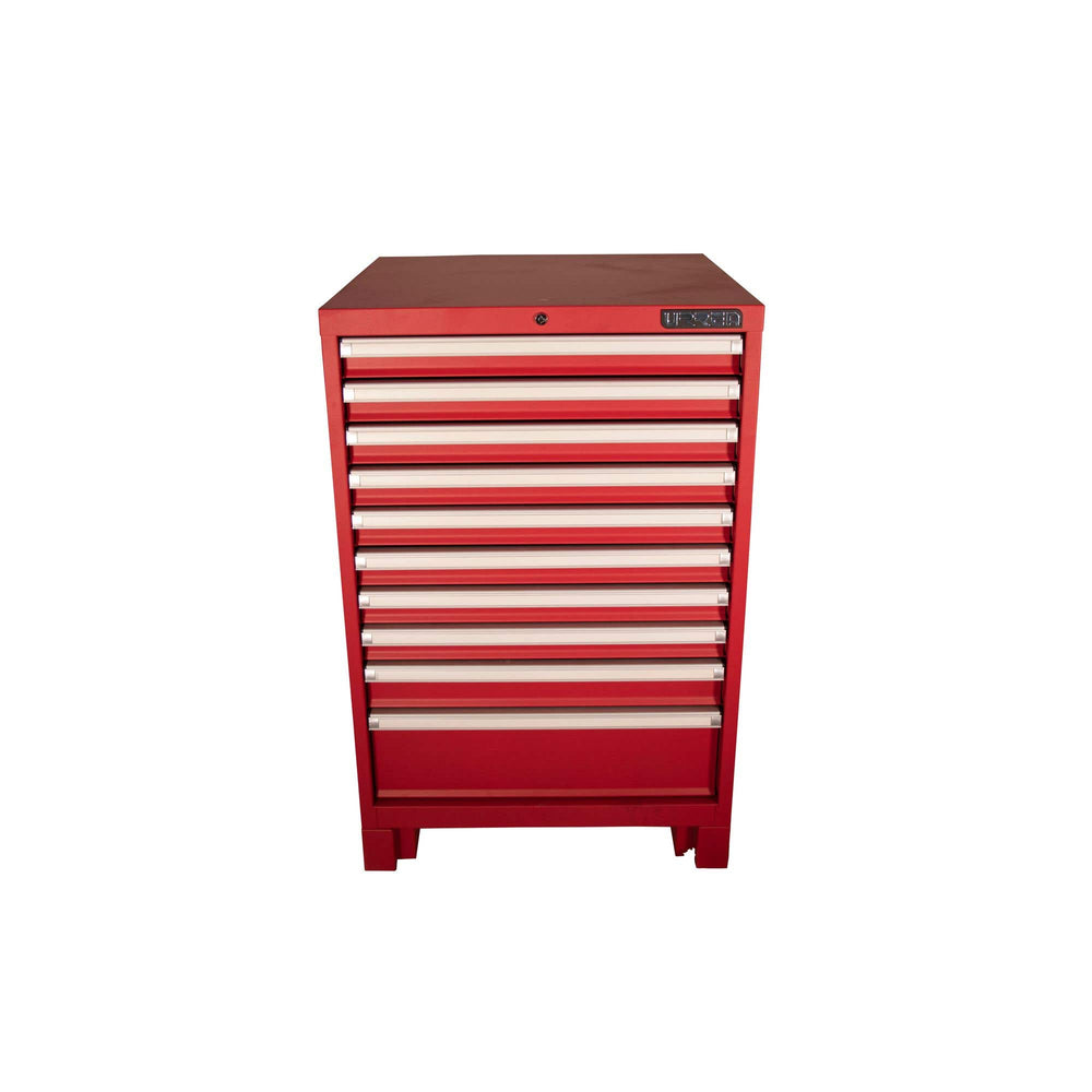 Gabinete fijo con 10 gavetas color rojo serie X 28" Urrea X28F10 - imagen 4