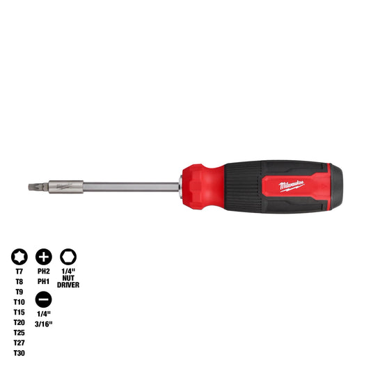 Destornillador 14 en 1 con múltiples brocas TORX Milwaukee 48-22-2907