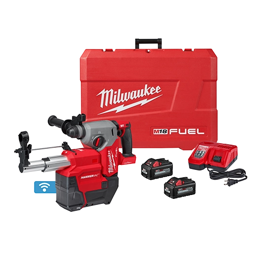Kit de martillo rotativo M18 FUEL™ SDS Plus de 1" con extractor de polvo ONE-KEY™ Milwaukee 2914-22DE - imagen 2