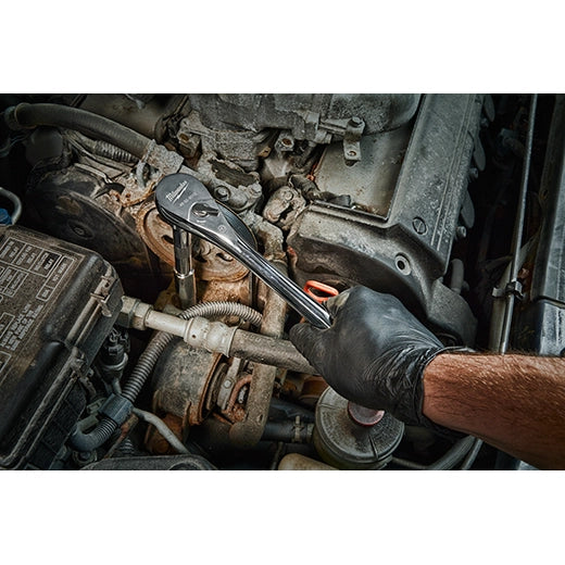 Juego de llaves de carraca y llaves de vaso de 47 piezas 1/2" con accionamiento métrico y SAE con CUATRO LADOS FLAT™ Milwaukee 48-22-9010 - imagen 5