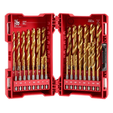 Juego de brocas de titanio métricas SHOCKWAVE Impact Duty™ RED HELIX™ de 29 piezas Milwaukee 48-89-4862 - imagen 2