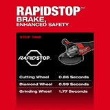 Kit de rectificadora con freno M18 FUEL™ de 4-1/2"-6" con interruptor de paleta Milwaukee 3670-22 - imagen 6