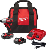 Kit cp de destornillador de impacto hexagonal m18™ de 1/4" Milwaukee 2656-22CT