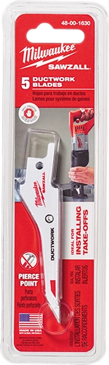 Hoja para tubería SAWZALL® - Paquete de 5 unidades Milwaukee 48-00-1630