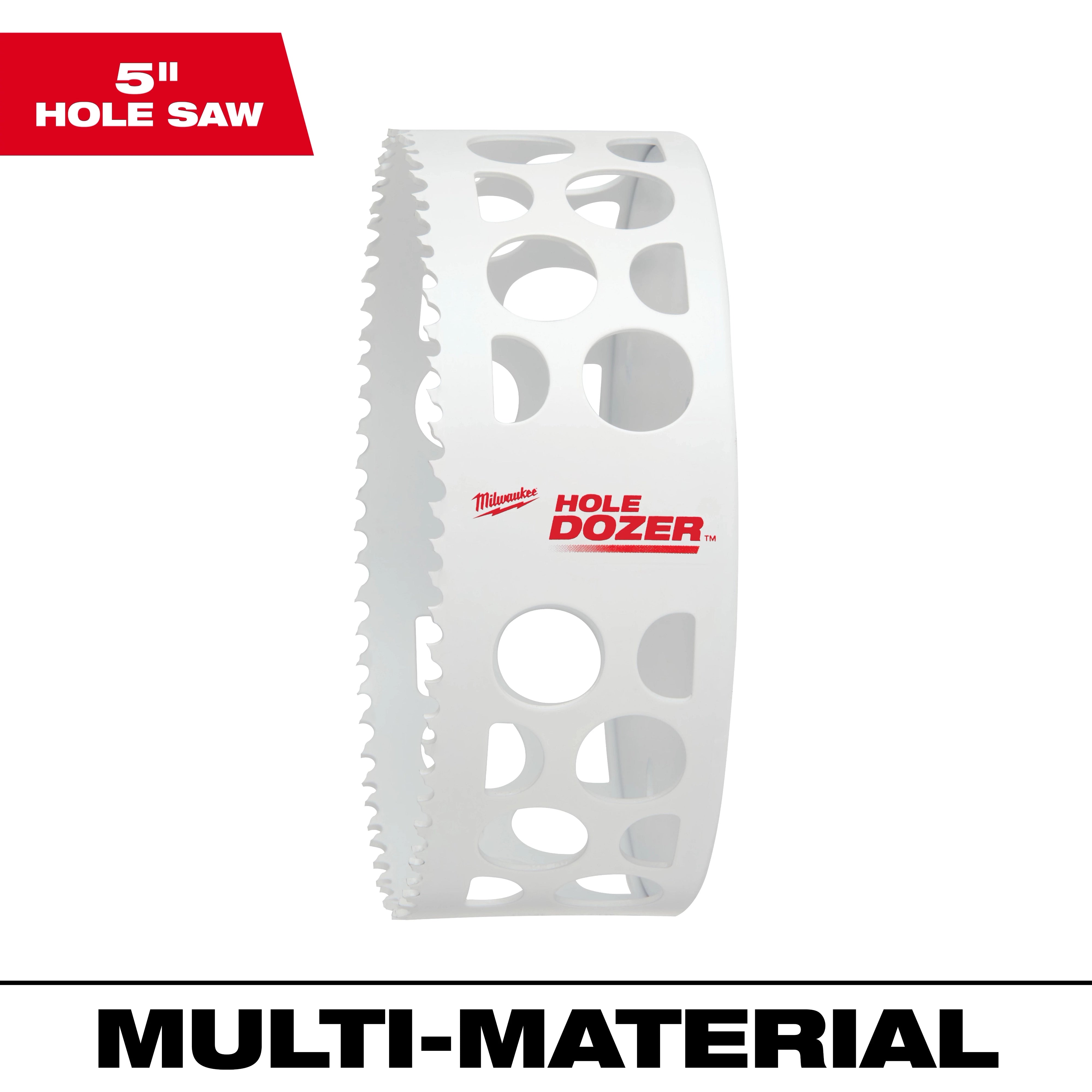Broca sierra bimetálica Hole Dozer™ de 5" Milwaukee 49-56-9652