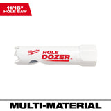 Broca sierra bimetálica Hole Dozer™ de 11/16" Milwaukee 49-56-9604 - imagen 2