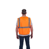 Chaleco de seguridad desprendible de malla naranja de alta visibilidad Clase 2: 2XL/3XL talla 2XL/3XL Milwaukee 48-73-5127 - imagen 8
