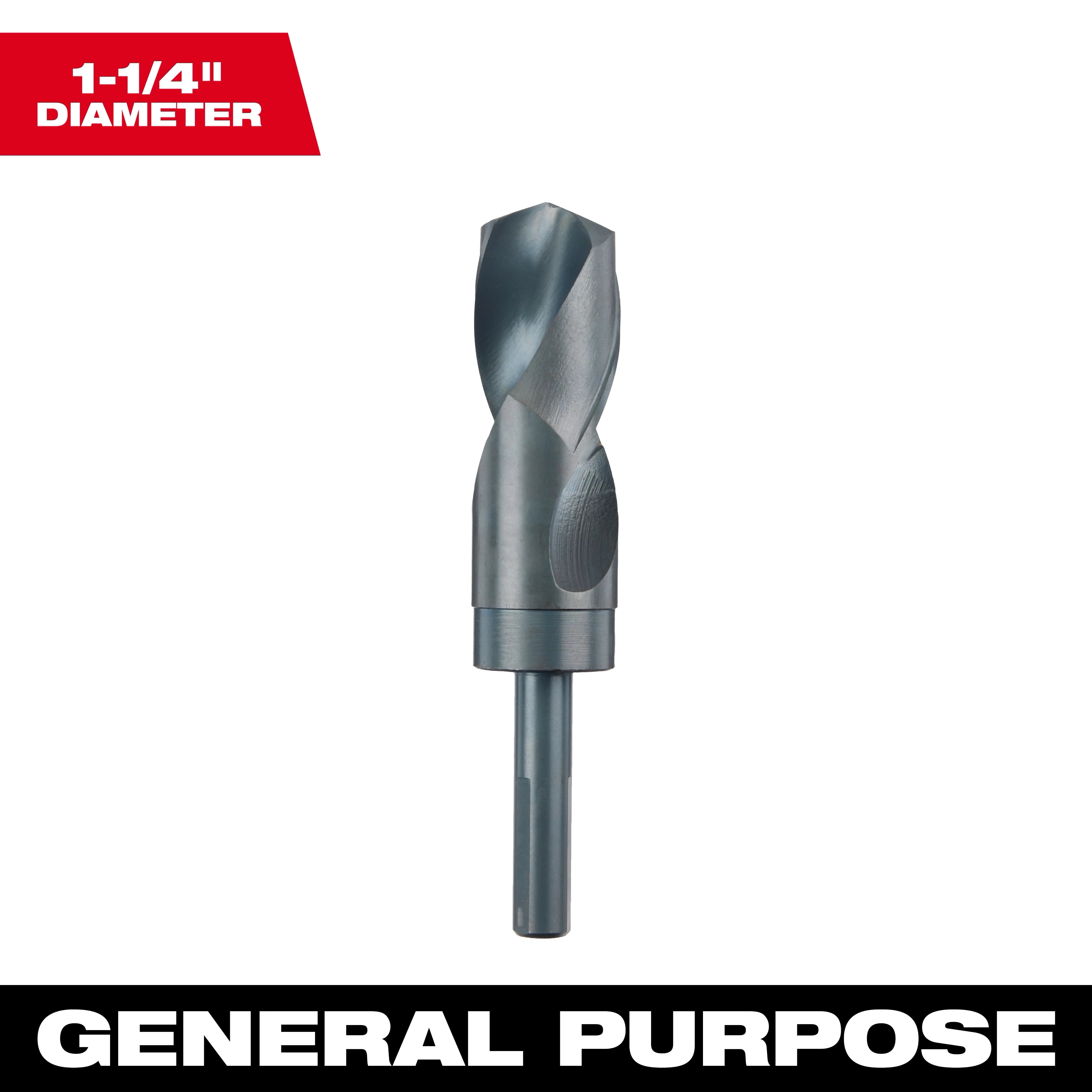 Broca con acabado de óxido negro S&D de 1-1/4" Milwaukee 48-89-2758 - imagen 2