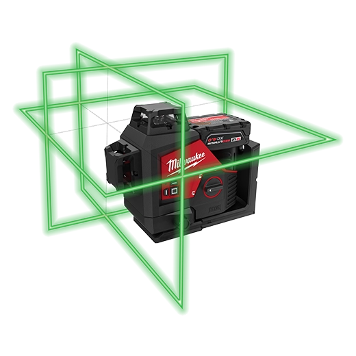 Láser verde de 3 planos en 360° M12™ Milwaukee 3632-21