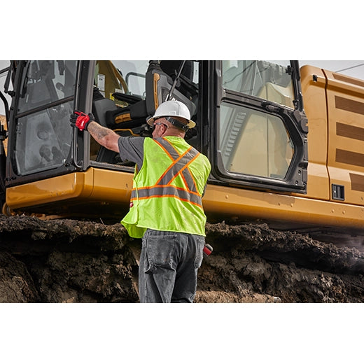 Chaleco de seguridad desprendible de malla amarillo de alta visibilidad Clase 2: L/XL (CSA) Milwaukee 48-73-5172 - imagen 3
