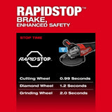 Kit de rectificadora con freno de velocidad variable M18 FUEL™ de 4-1/2"-6" con interruptor de paleta y ONE-KEY™ Milwaukee 3672-22 - imagen 6