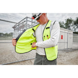 Chaleco de seguridad amarillo de gran visibilidad clase 2 AR/FR Cat. 1- S/M Milwaukee 48-73-5301 - imagen 7