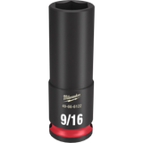 Cubo profundo de 9/16" con boca de 3/8" de 6 puntas SHOCKWAVE Impact Duty™ Milwaukee 49-66-6122