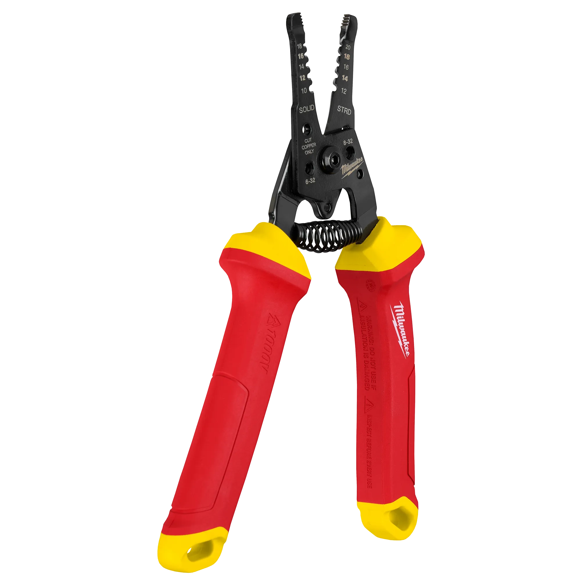 Pelacables y cortador con aislamiento para 1000 V para cables de 10-20 AWG Milwaukee 48-22-2214 - imagen 4