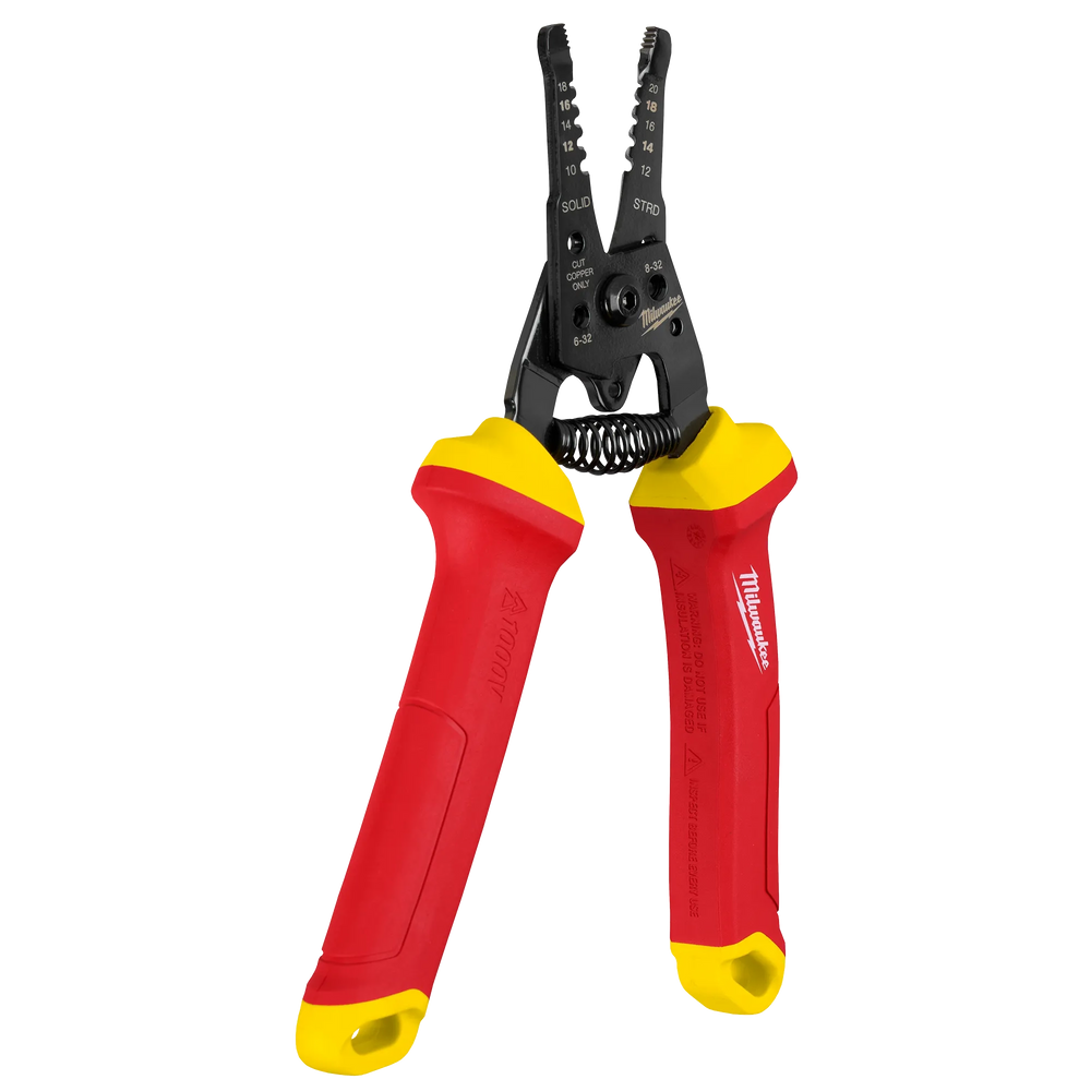 Pelacables y cortador con aislamiento para 1000 V para cables de 10-20 AWG Milwaukee 48-22-2214 - imagen 4