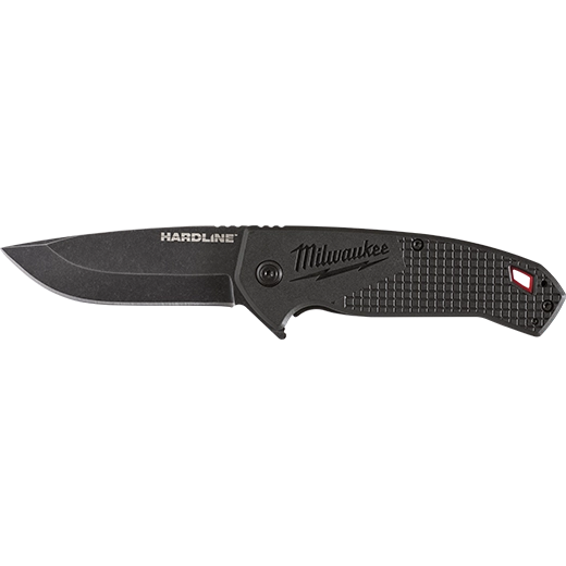 Navaja plegable de bolsillo HARDLINE™ con hoja lisa de 3" Milwaukee 48-22-1994