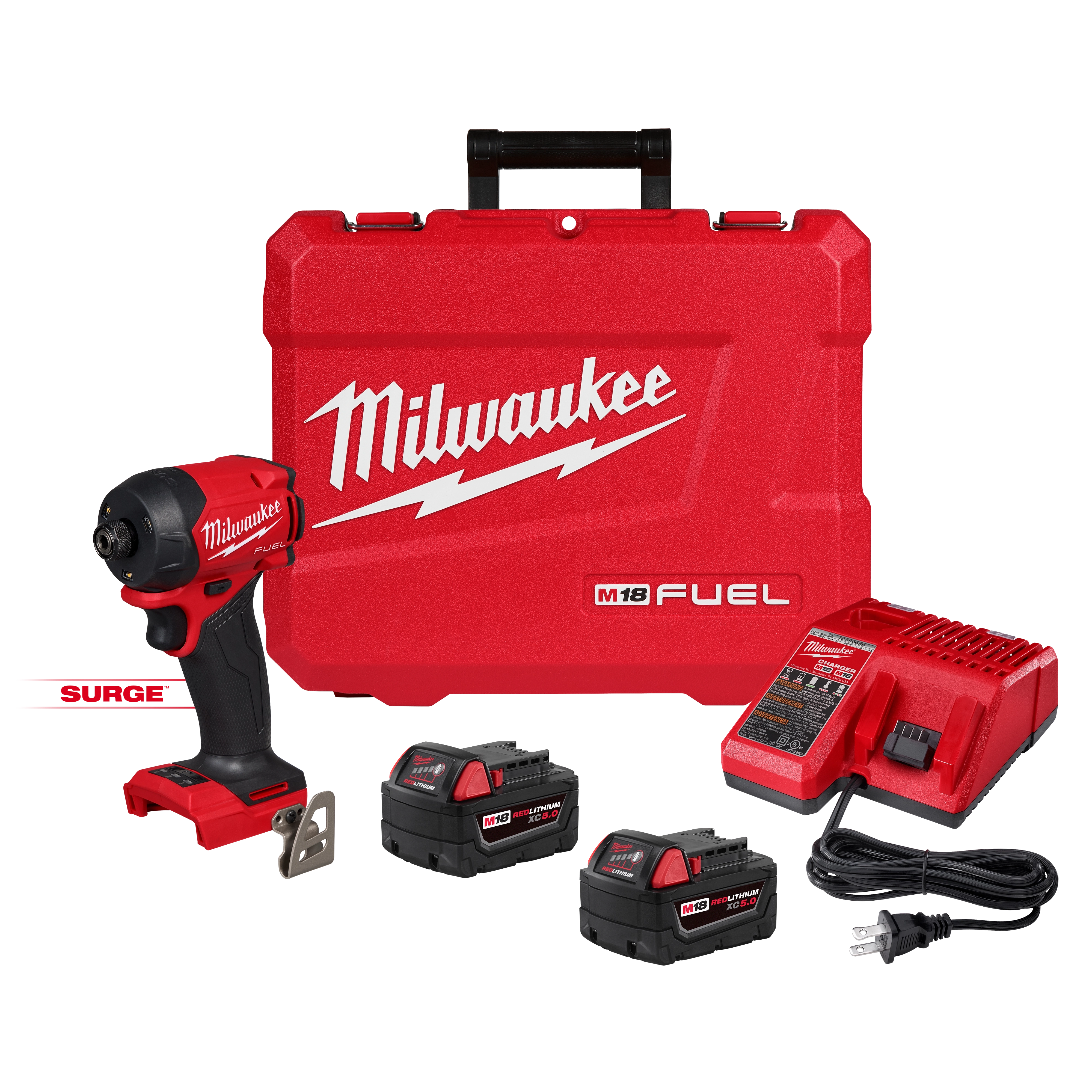 Kit de destornillador hidráulico hexagonal M18 FUEL™ SURGE™ de 1/4" Milwaukee 2761-22 - imagen 2