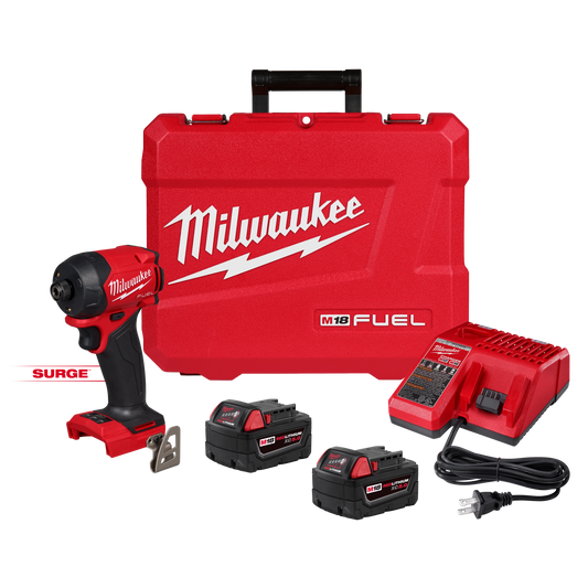 Kit de destornillador hidráulico hexagonal M18 FUEL™ SURGE™ de 1/4" Milwaukee 2761-22 - imagen 2