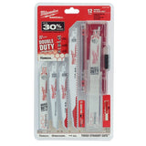 Juego de hojas Sawzall® de 12 piezas Milwaukee 49-22-1129