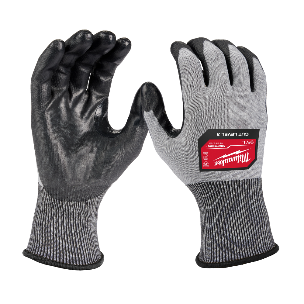 Guantes de Corte Nivel 3 Poliuretano de alta destreza - L Milwaukee 48-73-8732
