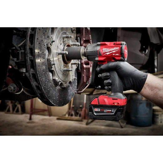 Kit de llave de impacto de torque medio M18 FUEL™ de 1/2" con retención de pasador Milwaukee 2962P-22R - imagen 5