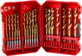Juego de brocas de titanio métricas SHOCKWAVE Impact Duty™ RED HELIX™ de 29 piezas Milwaukee 48-89-4862