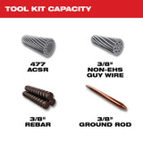 Kit de cortador de cables M18™ FORCE LOGIC™ con mordazas para 477 ACSR Milwaukee 2672-21S - imagen 5