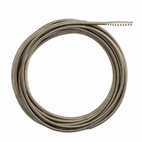 Sonda destapacaños con cabeza ahusada de 5/16" x 25' con revestimiento RUST GUARD™ para protección del núcleo Milwaukee 48-53-2561