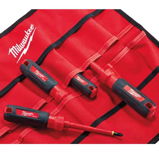 Juego de 4 destornilladores con aislamiento 1000 V con bolsa Milwaukee 48-22-2204 - imagen 2