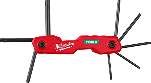 Juego de 8 llaves hexagonales plegables - Torx Milwaukee 48-22-2184