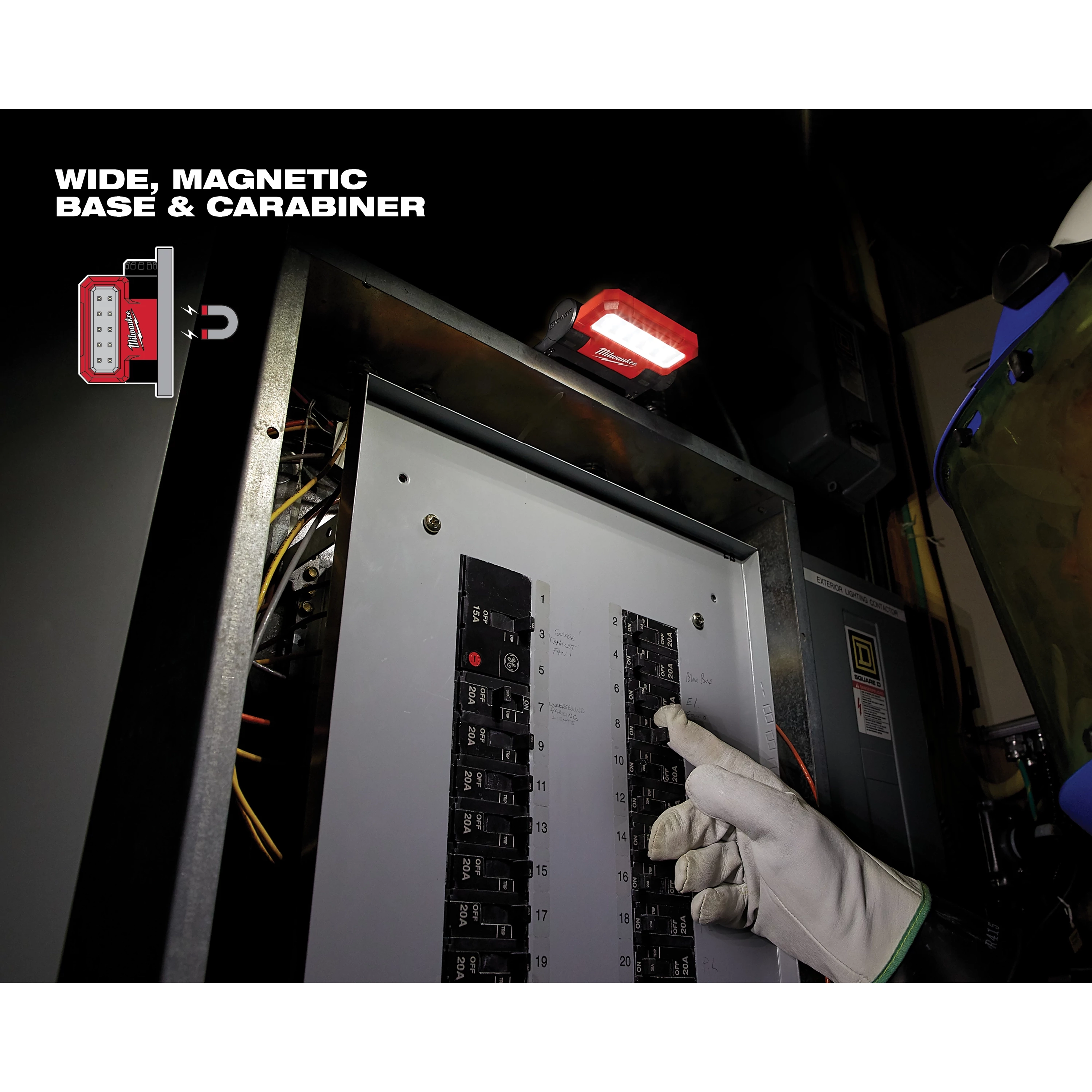 Reflector pivotante REDLITHIUM™ USB ROVER™ Milwaukee 2114-21 - imagen 7