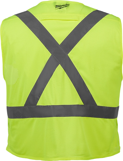 Chaleco de seguridad amarillo de alta visibilidad Clase 2: 2XL/3XL (CSA) Milwaukee 48-73-5063 - imagen 2