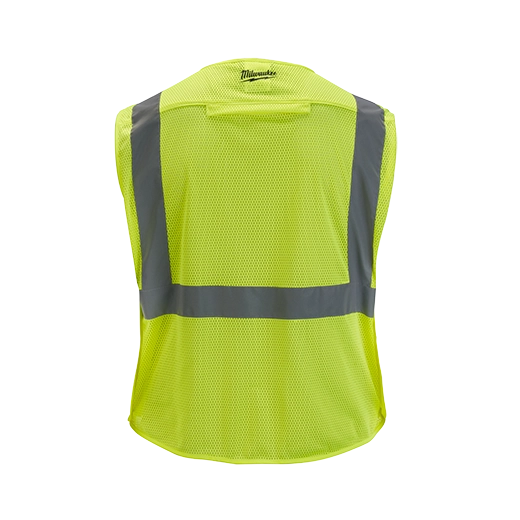 Chaleco de seguridad desprendible de malla amarillo de alta visibilidad Clase 2: 4XL/5XL Milwaukee 48-73-5124 - imagen 3