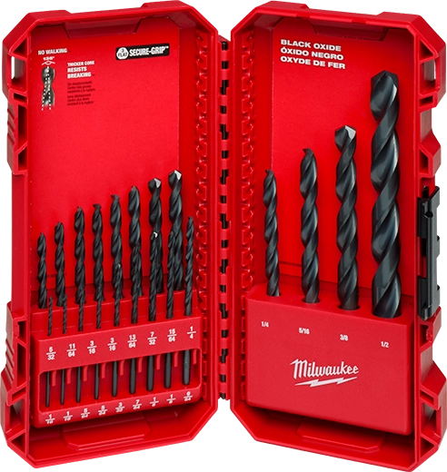 Juego brocas THUNDERBOLT óxido negro 21 piezas Milwaukee 48-89-2801 – imagen 2