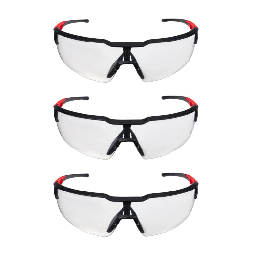 Lentes de seguridad antirrayas transparentes, paquete de 3 Milwaukee 48-73-2052 – imagen 2