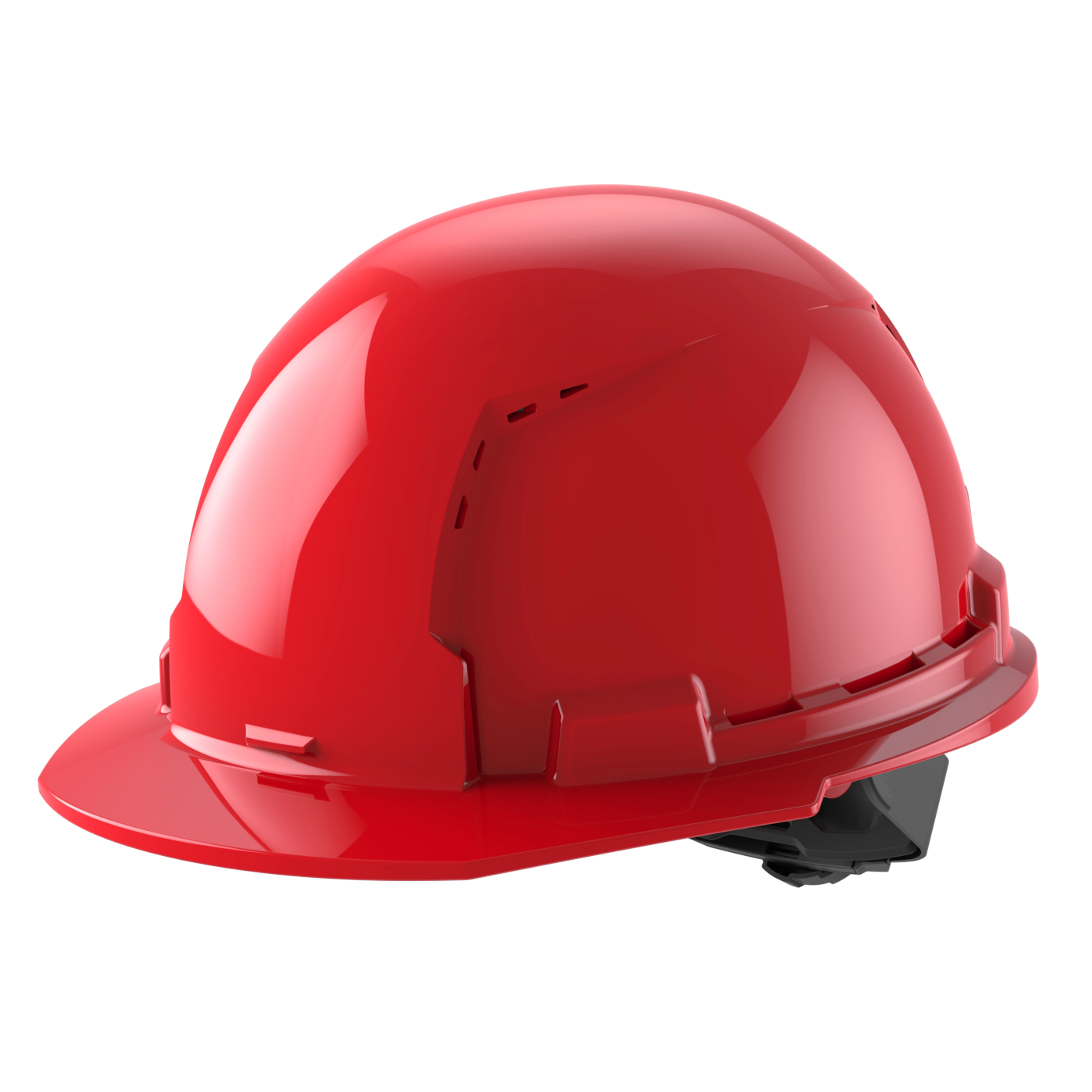 Casco con ventilación y ala delantera rojo con suspensión de trinquete de 4 puntos BOLT™ (EE. UU.): Tipo 1, Clase C Milwaukee 48-73-1208