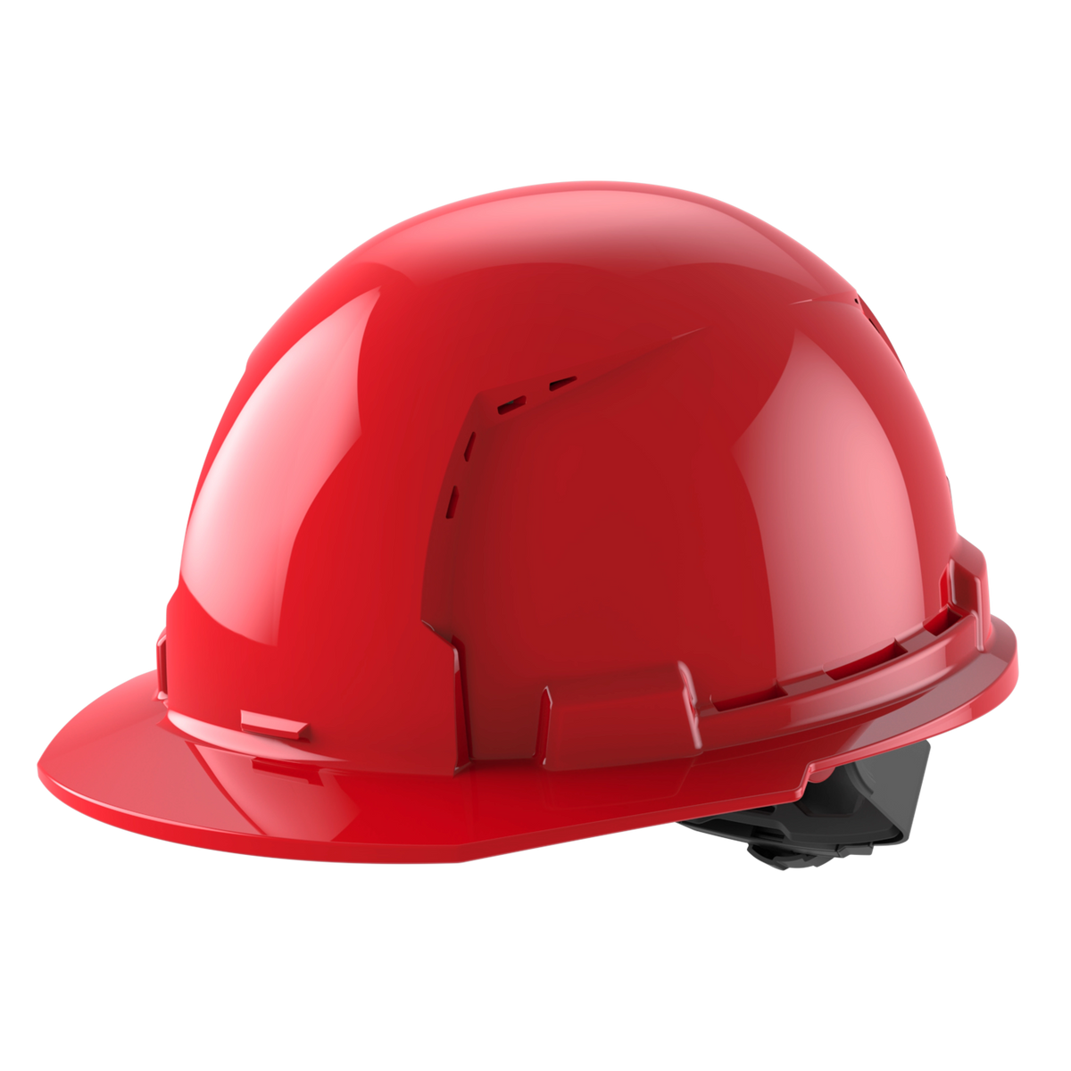 Casco con ventilación y ala delantera rojo con suspensión de trinquete de 4 puntos BOLT™ (EE. UU.): Tipo 1, Clase C Milwaukee 48-73-1208