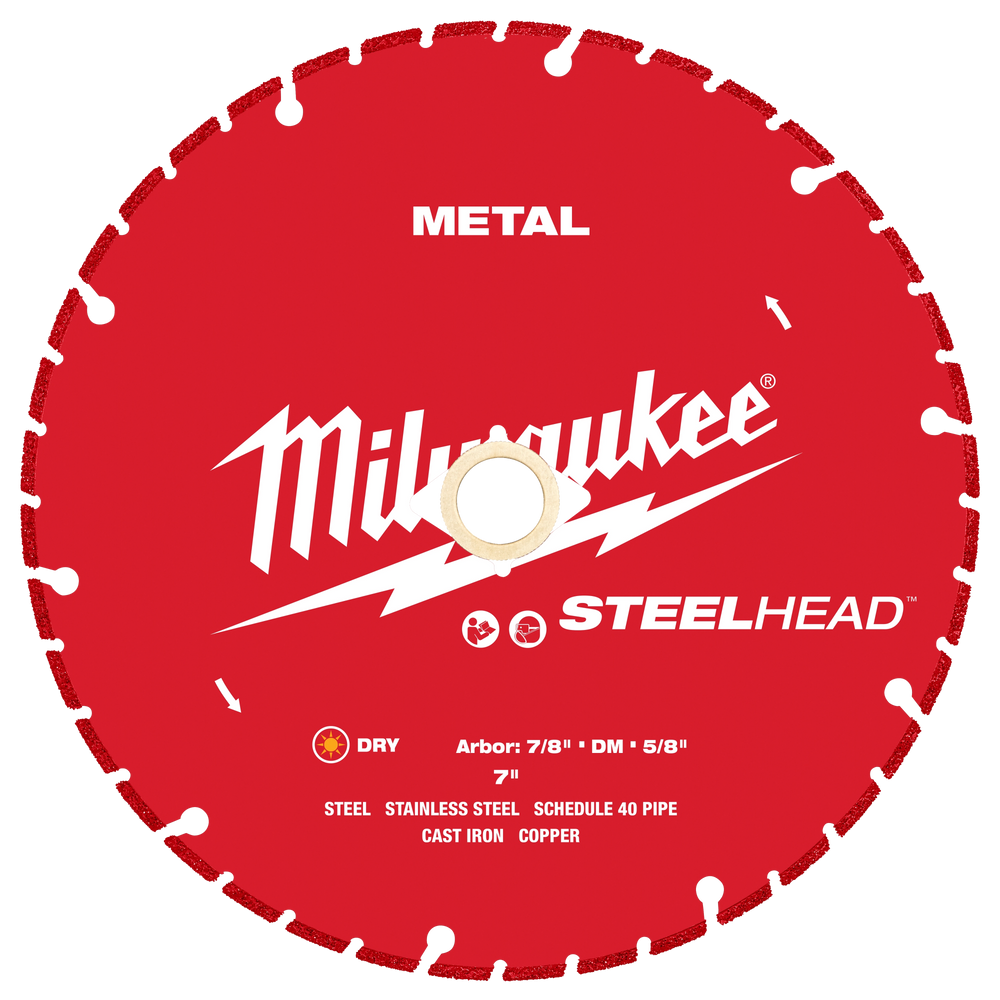 Hoja de diamante para cortar metal STEELHEAD™ de 7” Milwaukee 49-93-7820