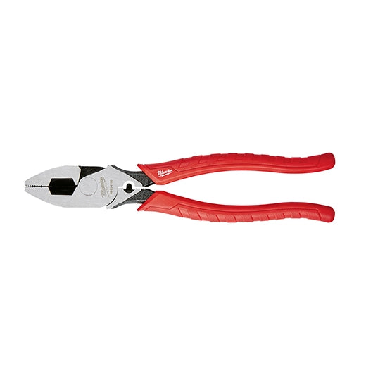 Pinzas de electricista 9" con crimpadora de hierro mango moldeado Milwaukee 48-22-6100