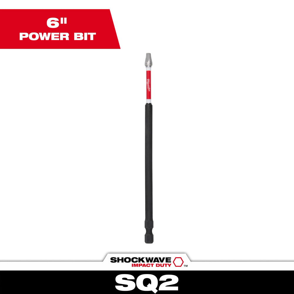 Punta cuadrada # 2 x 6" Milwaukee 48-32-4805 - imagen 2