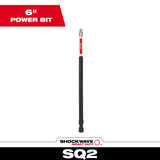 Punta cuadrada # 2 x 6" Milwaukee 48-32-4805 - imagen 2