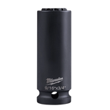 Cubo 2 en 1 Shockwave 12PT de 15/16" y 1-1/8" para instalaciones eléctricas de alta tensión Milwaukee 49-66-5124