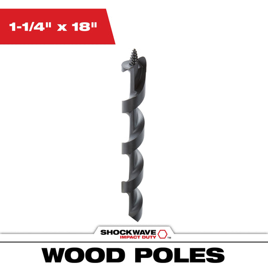 1-1/4" x 18" UTILITY AUGER Milwaukee 48-13-6713 - imagen 2