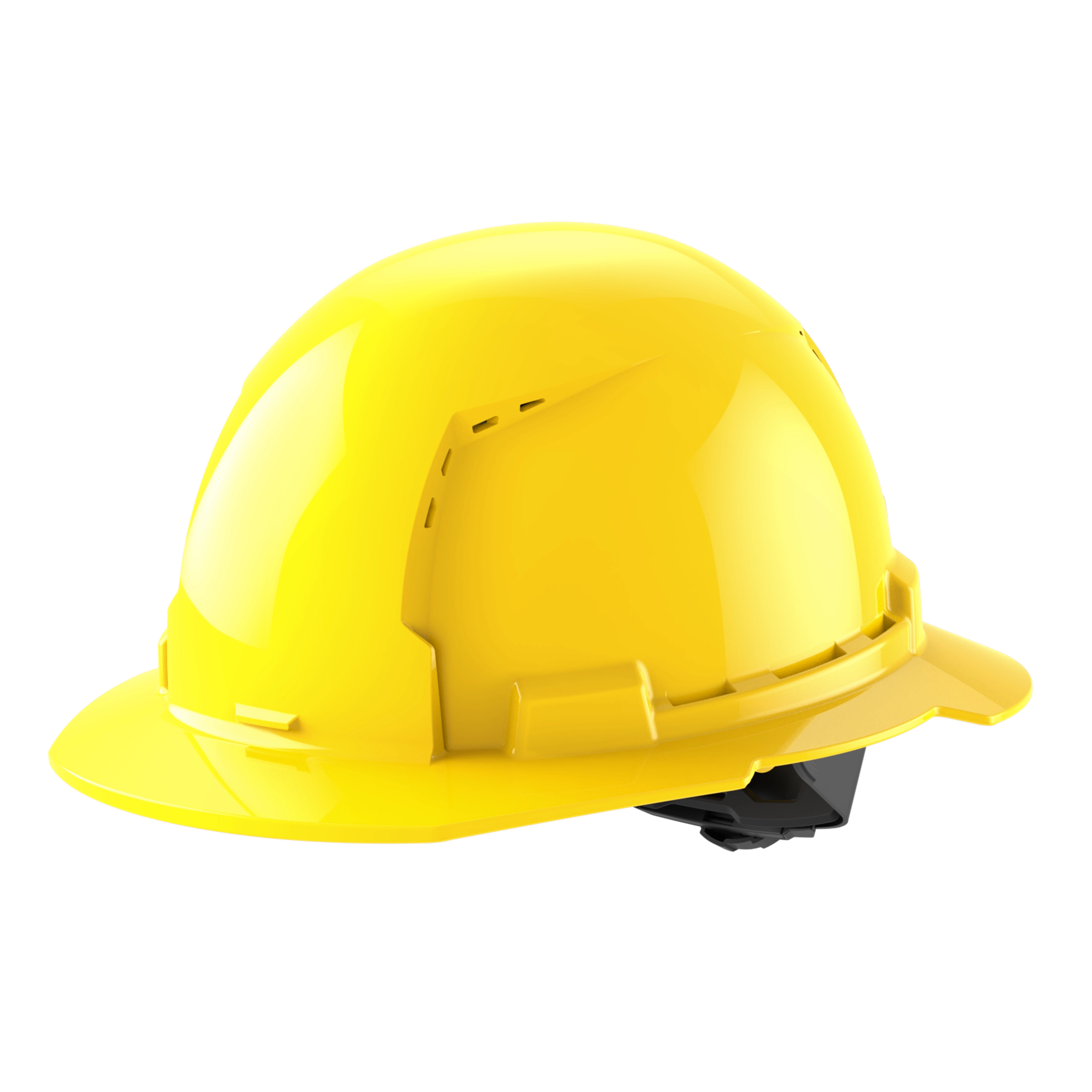 Casco con ventilación y ala completa amarillo con suspensión de trinquete de 4 puntos BOLT™ (EE. UU.): Tipo 1, Clase C Milwaukee 48-73-1203