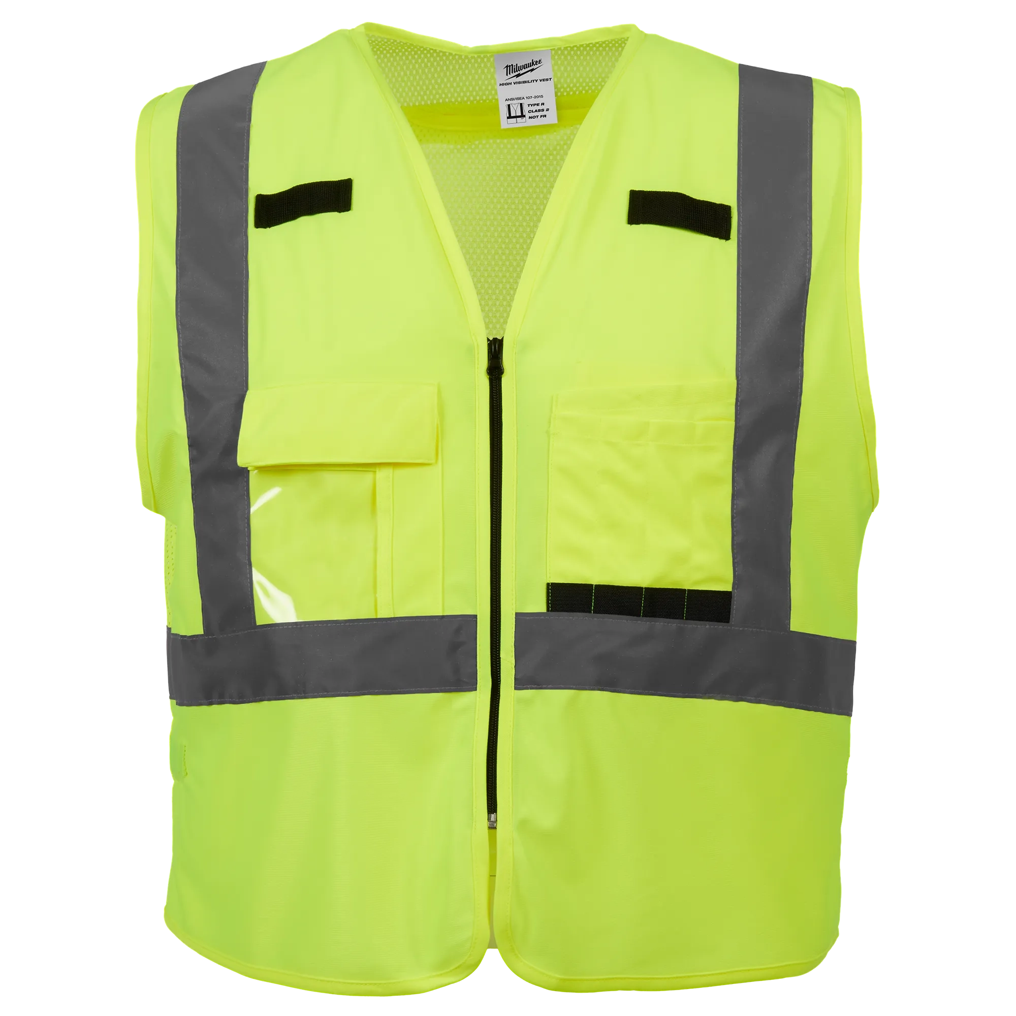 Chaleco de seguridad amarillo de alta visibilidad Clase 2: 2XL/3XL Milwaukee 48-73-5023 - imagen 2