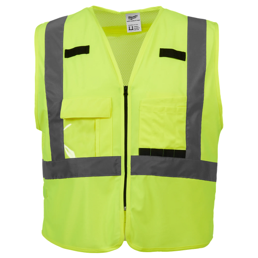 Chaleco de seguridad amarillo de alta visibilidad Clase 2: 2XL/3XL Milwaukee 48-73-5023 - imagen 2
