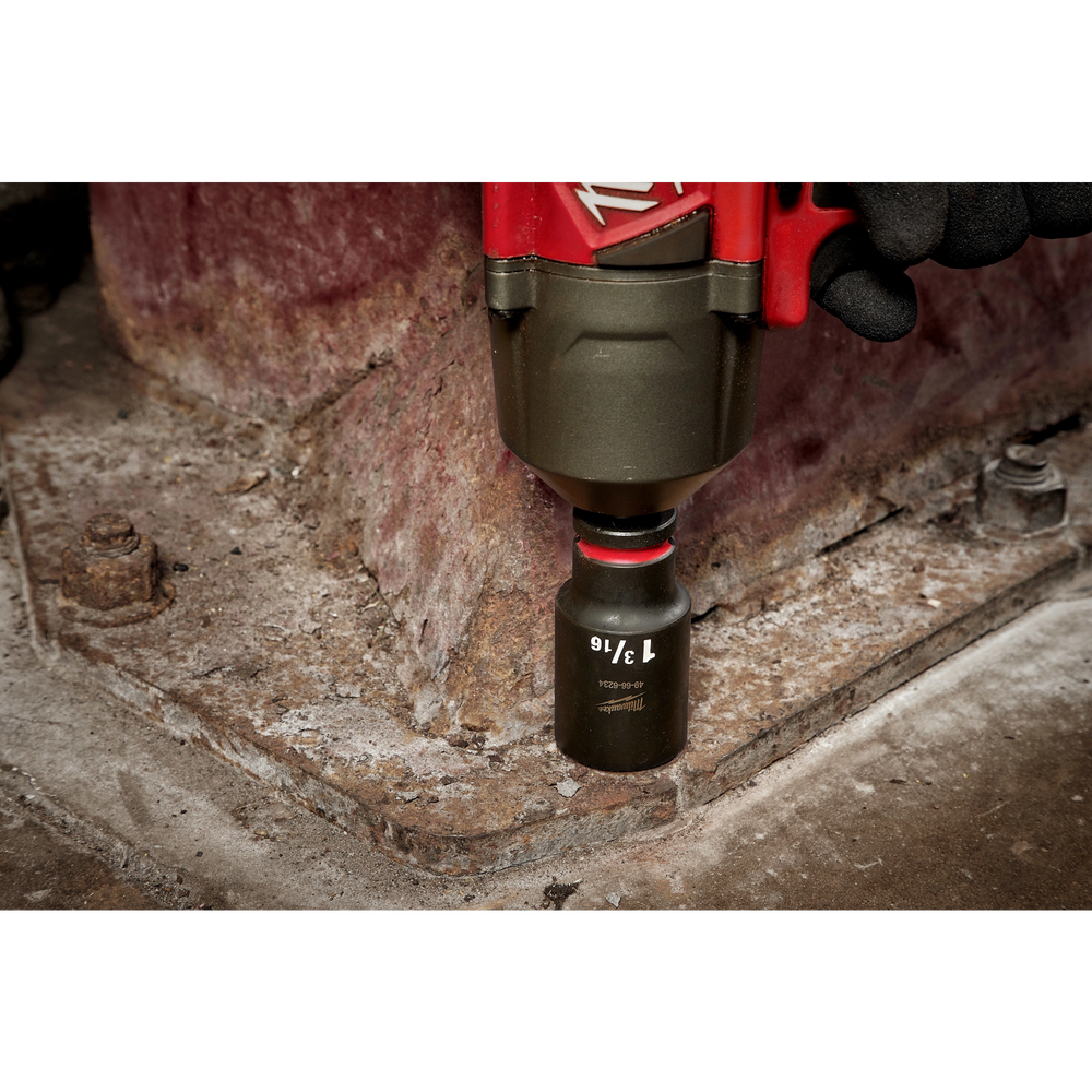 Cubo profundo de 1-5/8" con boca de 3/4" de 6 puntas SHOCKWAVE Impact Duty™ Milwaukee 49-66-6349 - imagen 5