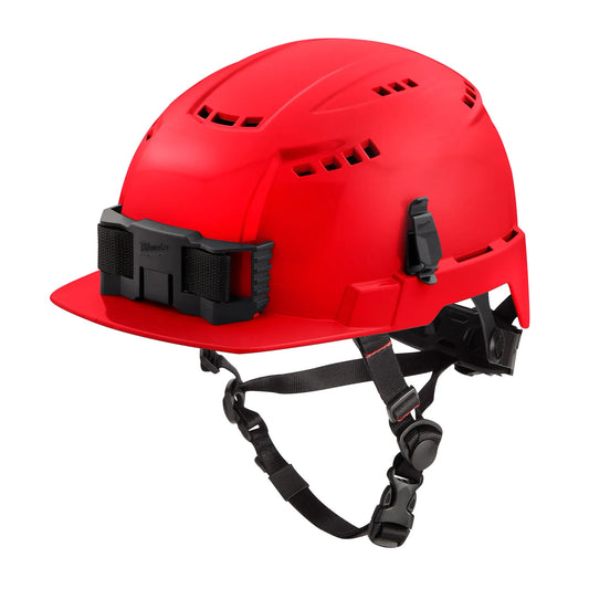 Casco de seguridad con borde delantero - Tipo 2 Clase C- Rojo Milwaukee 48-73-1328 – imagen 2